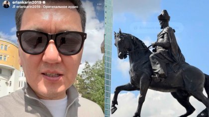 Астанада Кенесары ханның ескерткіші қайта орнатылды (ВИДЕО)
