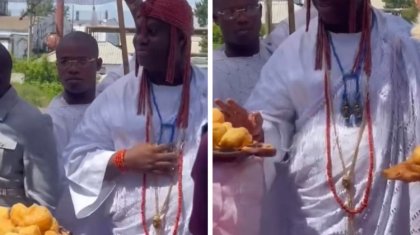 «Жиіркеніп тұр»: Қазақстанға келген Африкадағы Ифе елінің королі бауырсақ жеуден бас тартты (ВИДЕО)