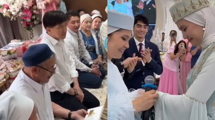 Рекорд деп осыны айт: Сәкен Майғазиев келіннің қалың малына қомақты ақша берді (ВИДЕО)