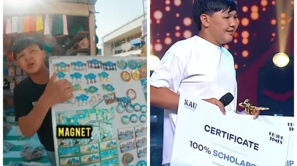 Алматы базарында шетелдік туристке қазақша үйреткен оқушыға 2 университетке грант табысталды