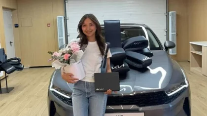 Парадзюдошы Ақмарал Науатбекке көлік сыйға берілді