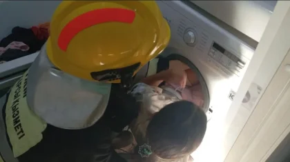 ШҚО-да ойнап жүрген қыз кір жуғыш машинаның ішіне қысылып қалған