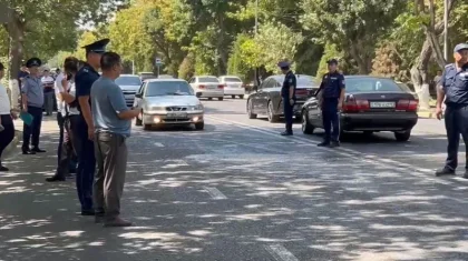 Шымкентте полицей қызметтік көлігімен әйелді қағып өлтірді