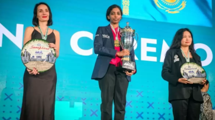 Шахматшы Бибісара Асаубаева сенсация жасады