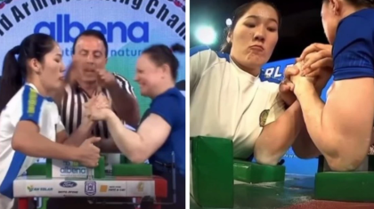 16 жастағы Ұлболсын Елмұрат армрестлингтен әлем чемпионы атанды