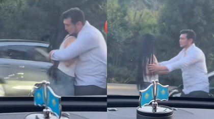 «Өгіздей болып махаббатқа тоймайды»: Жігер Ауыпбаев белгісіз арумен көзге түсті (ВИДЕО)