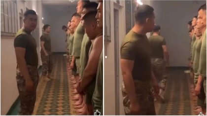 Әскердегі сұмдық: Желіде сарбаздарды аяусыз тепкілеген қызметкердің видеосы тарады (ВИДЕО)