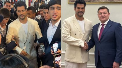 Танымал түрік актері Бурак Өзчивит Қазақстанға келді