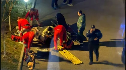 «Мас болған»: Алматыда 18 жастағы қыз 9-қабаттан құлап кетті