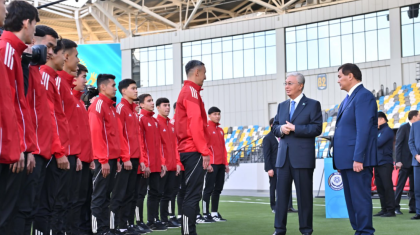 Президент Қызылорда қаласындағы орталық стадионға барды