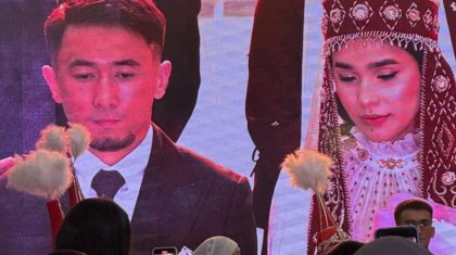 «Келіншегі 1 апта бұрын босанған»: Әлем чемпионы Махмұд Сабырхан екінші рет үйленді (ВИДЕО)