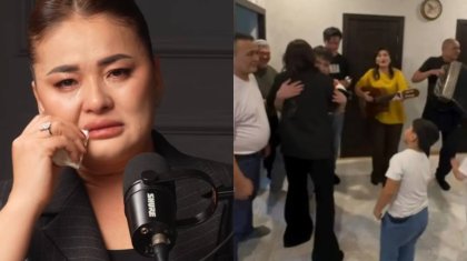 «Адал жүрегіңнен айналдық»: Бауырларының қолдауын көрген Мөлдір Мұқан жылап жіберді (ВИДЕО)