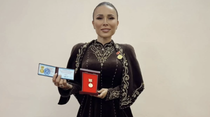 Әнші Луина Қырғызстанның мемлекеттік сыйлығына ие болды (ВИДЕО)