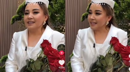 «Дауысы шәңкілдеп»: Бейбіт Сейдуалиеваның тойда масқарасы шықты (ВИДЕО)