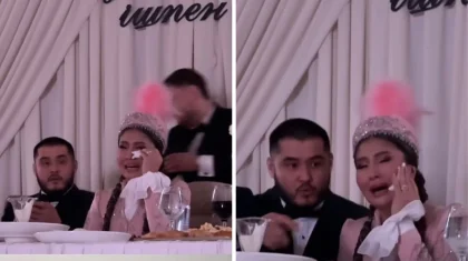 «Жаназада отырғандай...»: Ұзату тойында әкесін ойлап ағыл-тегіл жылаған блогер көпке жақпай қалды (ВИДЕО)