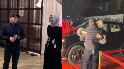 Елдос Сметов әйелінің туған күніне қымбат сыйлық жасады