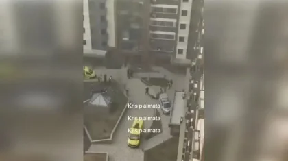 Алматыда 11-қабаттан құлаған адам тіл тартпай кетті (ВИДЕО)