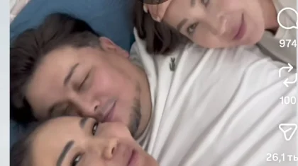 «Арсыздық»: Бәйбішесі мен тоқалының ортасында жатқан ер адамның видеосы көптің ашуын туғызды (ВИДЕО)