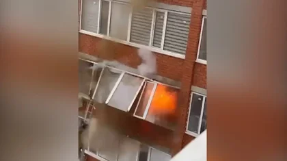 Оралда көпқабатты үйде адам шошырлық жарылыс болды (ВИДЕО)