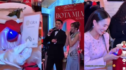 «Не деген батпан құйрық?»: Блогер қонақтарына гауһар жүзік таратып сынға қалды (ВИДЕО)