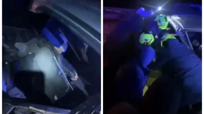 Астана-Көкшетау тасжолында екі көлік соқтығысып, бірнеше адам қысылып қалды (ВИДЕО)