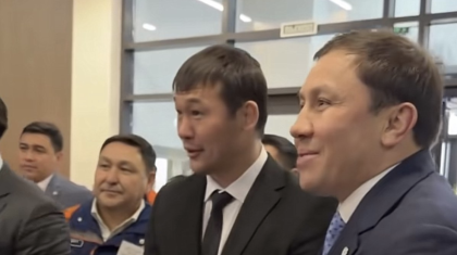 Геннадий Головкин мен Шавкат Рахмонов Көкшетауда жүр (ВИДЕО)