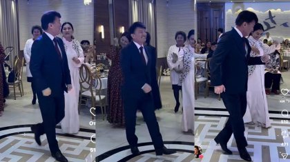 «Бәрі жарасады»: Димаш Құдайбергеннің әкесінің биі жұртты тәнті етті (ВИДЕО)