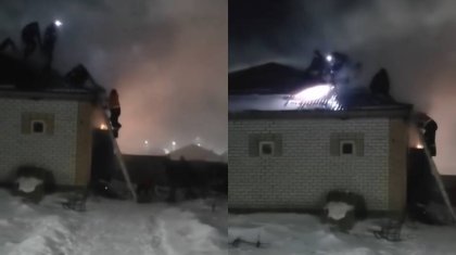 Аягөзде мемлекет берген үй отқа оранды: жалғызбасты көпбалалы ана баспанасыз қалды