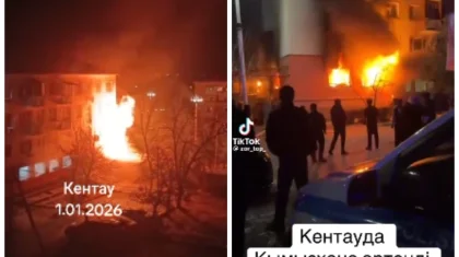 Кентауда газ жарылып, 1 адам қаза тапты