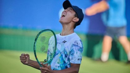 Қазақ теннисінің жаңа жұлдызы: Заңғар Нұрланұлы жартылай финалда тарихи жеңіске жетті