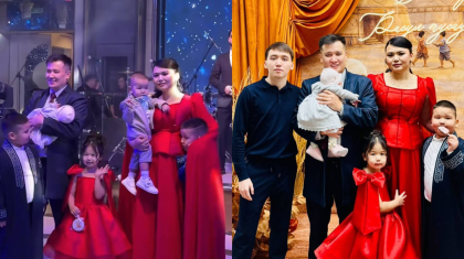 «Жұғысты болсын»: Блогер Ырысбала Икрамбай ұл-қызына дүркіретіп той жасады (ВИДЕО)