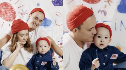 «Бізді таңдағаның үшін рахмет»: Әли Оқапов ұлын ерекше құттықтады (ФОТО)