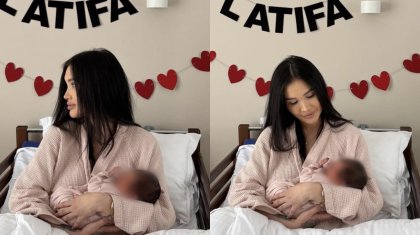 «Қош келдің, қызым!»: Атышулы Байзақова үшінші сәбиін дүниеге әкелді (ФОТО)