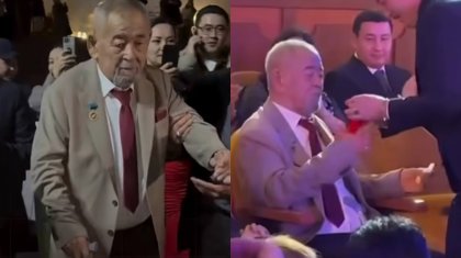 Жүрсін Ерманға шәкірттері су жаңа темір тұлпар мінгізді (ВИДЕО)