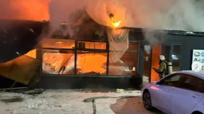 Щучинсктегі жарылыстың алғашқы кадрлары тарады (ВИДЕО)