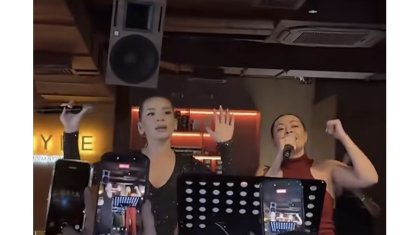 «Екі легенда»: Мақпал Исабекова мен Дильназ Ахмадиева елді аузына қаратты (ВИДЕО)