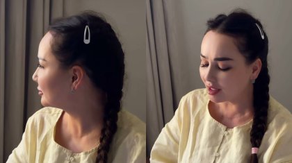 «Жүректен жүрек қалмады»: Жазира Байырбекованың терезеге телмірген видеосы көпті алаңдатты