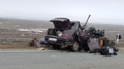 Ақтөбеде жантүршігерлік жол апатынан 5 адам көз жұмды (ВИДЕО)