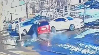 Курчатовта куәлігі жоқ мас әйел жаппай жол апатына ұшырады
