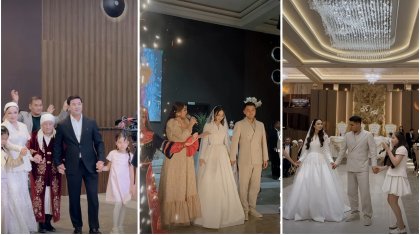 «Туған жердегі қуаныш»: Жазира мен Жанболат ұлдарына тағы да дүркіретіп той жасады (ВИДЕО)