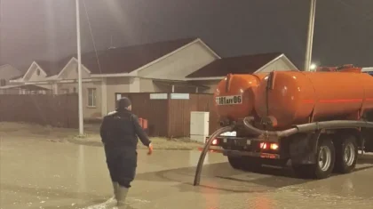 Маңғыстау облысында нөсер жауын салдарынан үйлерді су басты