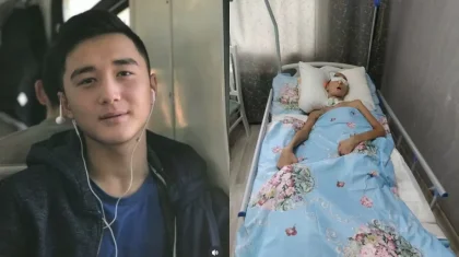 Әскерден мүгедек болып оралған Ербаян Мұхтар жансақтау бөліміне түсті