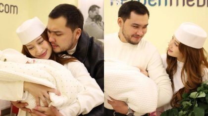 «Төрт ұлынан кейін...»: Үшінші рет үйленген Әбілмансұр Серіков қызды болды (ФОТО)