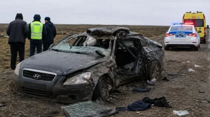 Атырау облысында жантүршігерлік жол апаты: 4 адам қаза тапты
