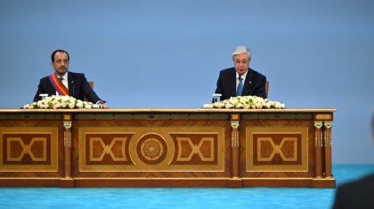 Тоқаев пен Кипр президенті келіссөздер қорытындысы бойынша брифинг өткізді