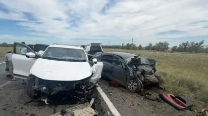 Павлодар облысында көліктер соқтығысып, екі адам қаза тапты