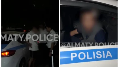 Алматыда жаппай төбелес: Бір адам пышақ жарақатын алды