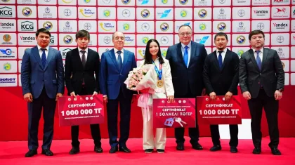 Дзюдодан әлем чемпионы Фатима Сұпығалиеваға пәтер берілді