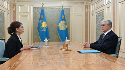 Мемлекет басшысы Қауіпсіздік Кеңесі Төрағасының орынбасары Аида Балаеваны қабылдады