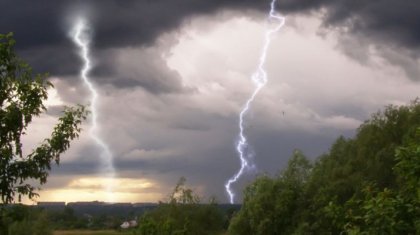 Қазақстанның бірнеше өңірінде жаңбыр, найзағай және қатты жел күтіледі